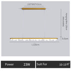 Or / 120 cm / Lumière chaude 3000K