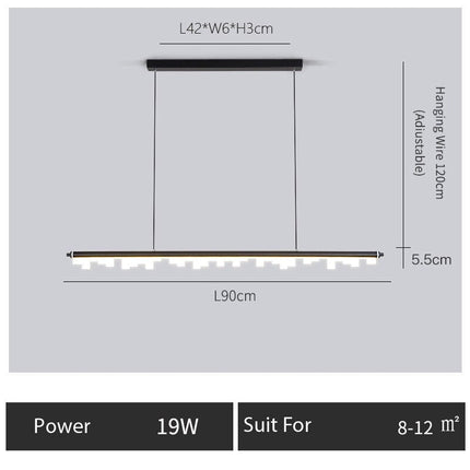 ChandelierDecor - Blocks Hanging Light: Illuminate Your Space with Elegance