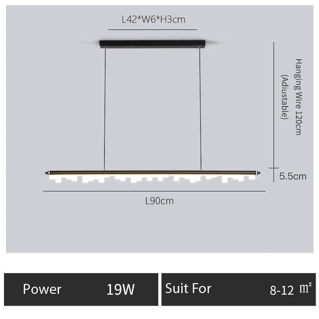ChandelierDecor - Blocks Hanging Light: Illuminate Your Space with Elegance