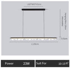 Noir / 120 cm / Lumière chaude 3000K