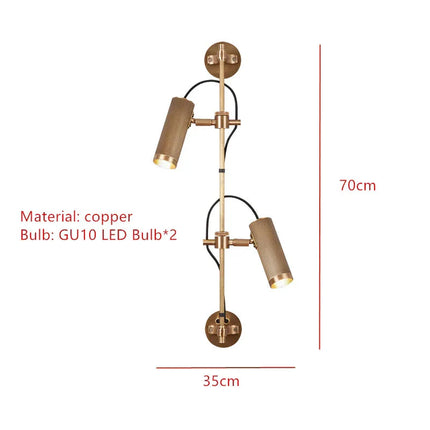 ChandelierDecor - Brass Aisle Vintage Hanglamp Rotatable Light