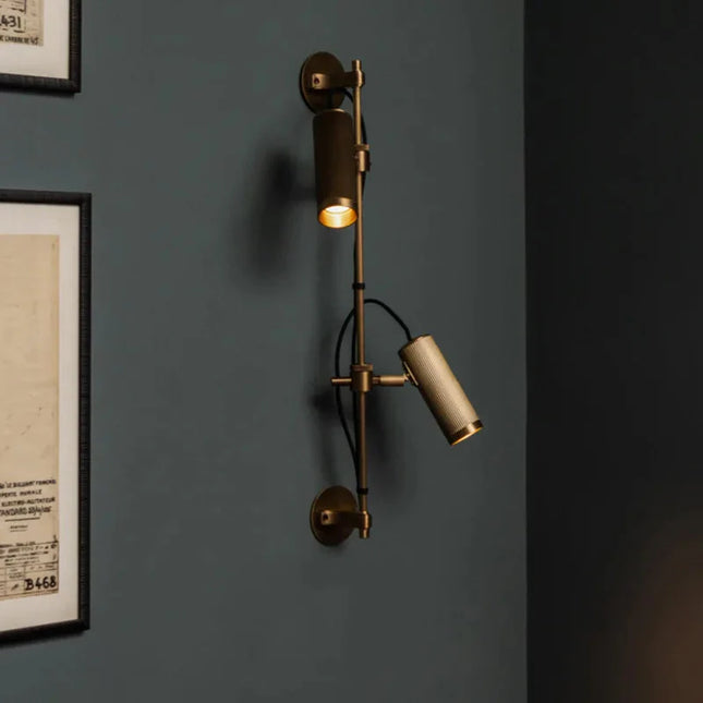 ChandelierDecor - Brass Aisle Vintage Hanglamp Rotatable Light