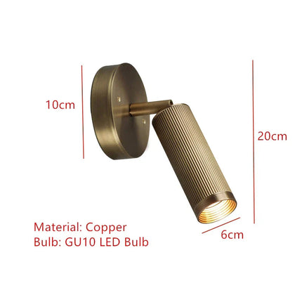 ChandelierDecor - Brass Aisle Vintage Hanglamp Rotatable Light