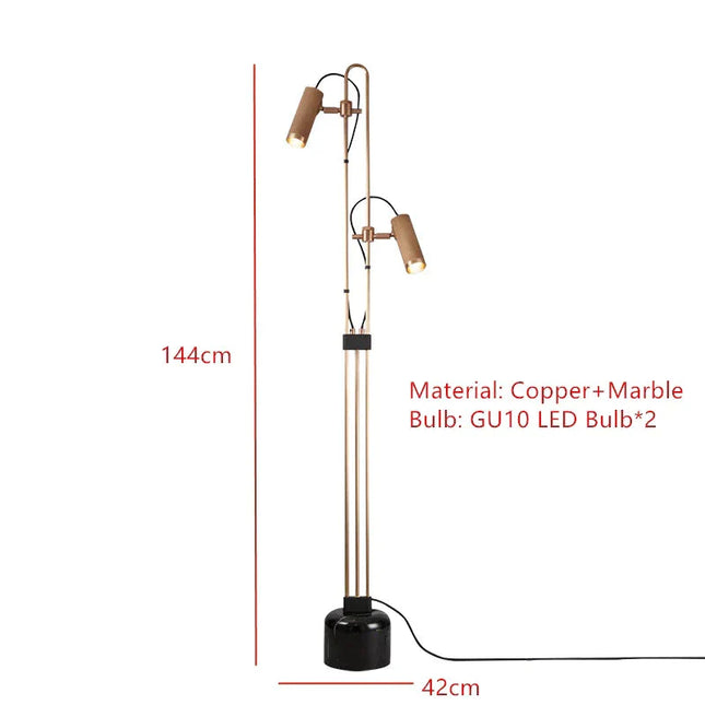 ChandelierDecor - Brass Aisle Vintage Hanglamp Rotatable Light