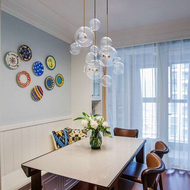 ChandelierDecor - Bubbles Chandelier: Sparkling Light Fixture