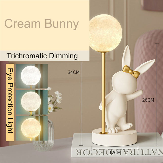 ChandelierDecor - Bunny Rabbit Table Lamp for Kids Room
