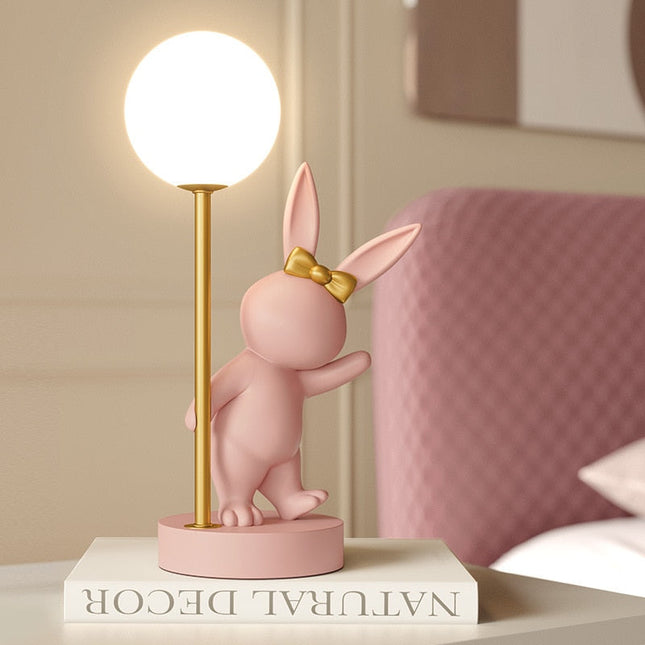 ChandelierDecor - Bunny Rabbit Table Lamp for Kids Room