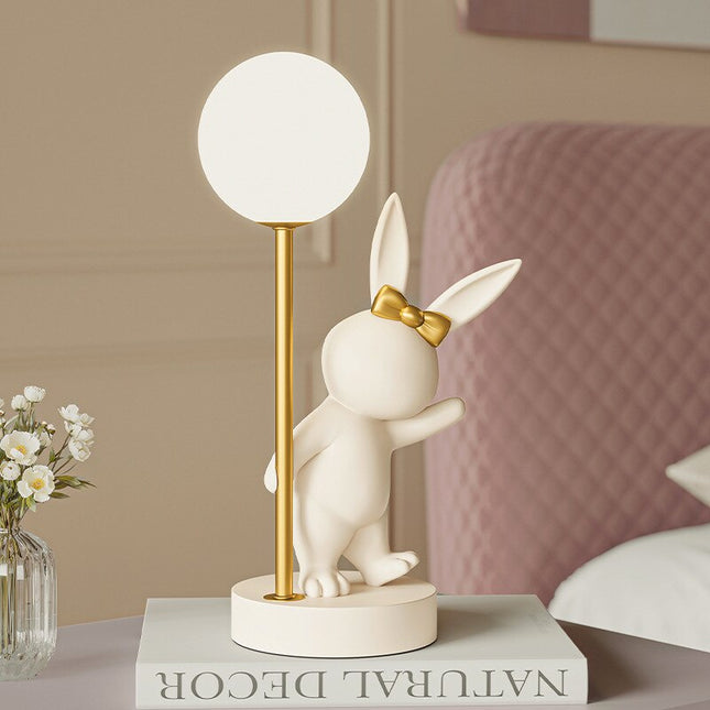 ChandelierDecor - Bunny Rabbit Table Lamp for Kids Room