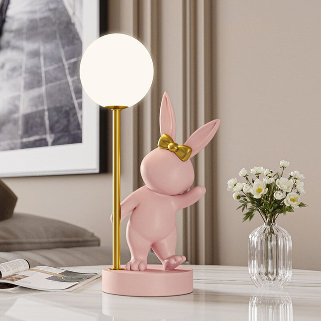 ChandelierDecor - Bunny Rabbit Table Lamp for Kids Room