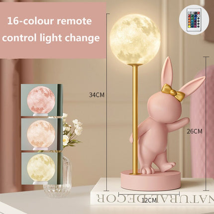 ChandelierDecor - Bunny Rabbit Table Lamp for Kids Room