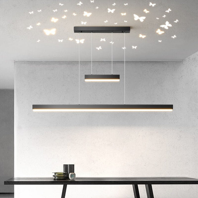 ChandelierDecor - Butterfly LED Long Bar Hanging Lamp Light