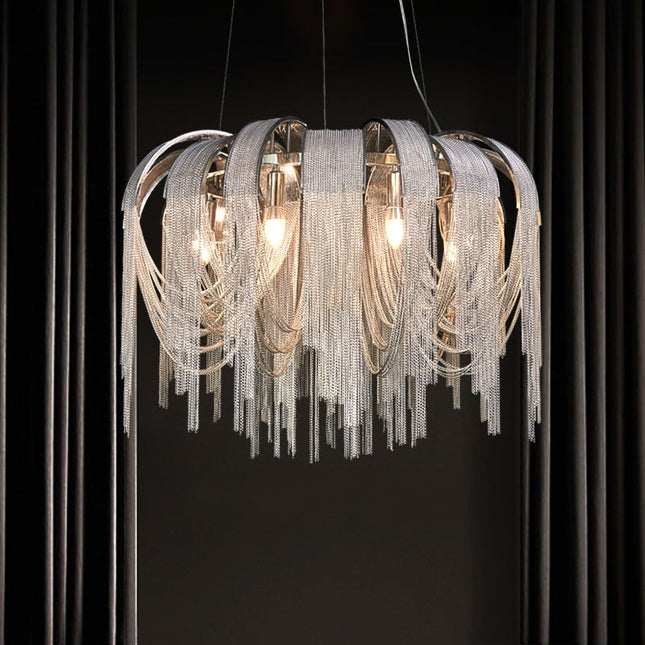 ChandelierDecor - Chain Chandelier: Elegant Lighting Fixture for Modern Spaces