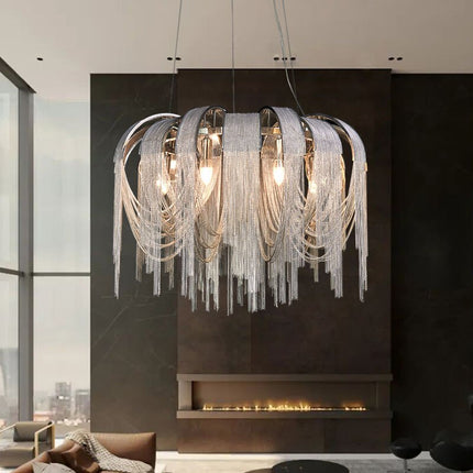 ChandelierDecor - Chain Chandelier: Elegant Lighting Fixture for Modern Spaces