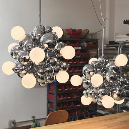 ChandelierDecor - Chrome Bubble LED Pendant Light