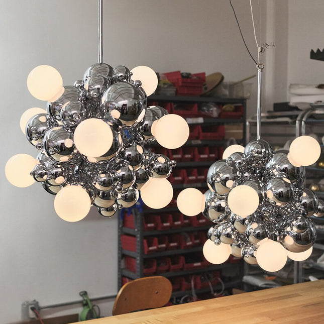 ChandelierDecor - Chrome Bubble LED Pendant Light