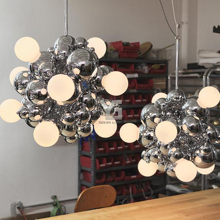 ChandelierDecor - Chrome Bubble LED Pendant Light