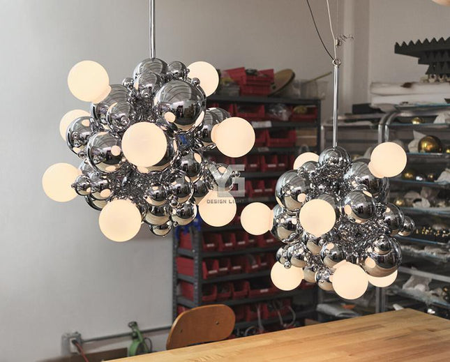 ChandelierDecor - Chrome Bubble LED Pendant Light
