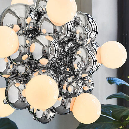 ChandelierDecor - Chrome Bubble LED Pendant Light