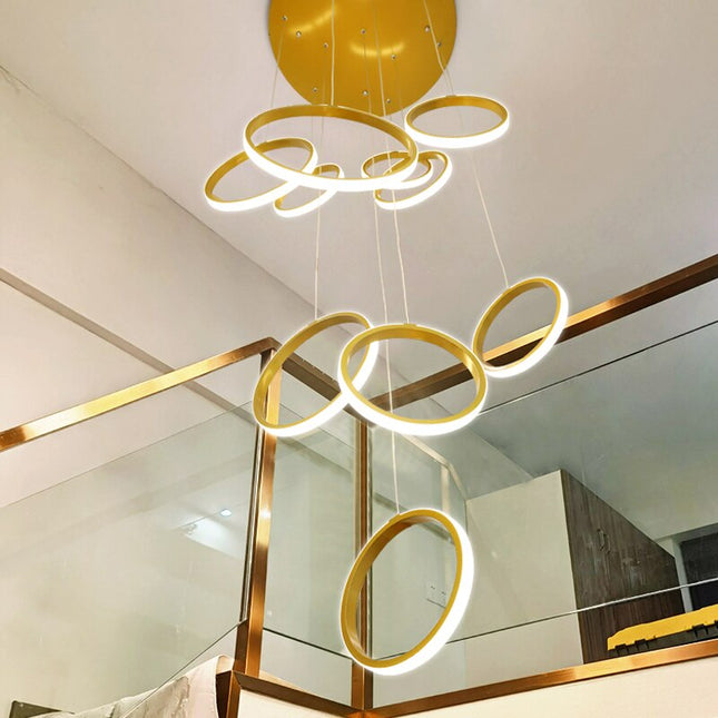 ChandelierDecor - Circle Mingle LED Chandelier Light