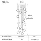 20 lumières / Or / Lumière chaude