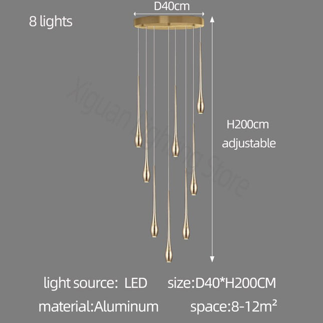 ChandelierDecor - Circular Cone Circular Cone - Staircase Chandelier: Unique Ambience