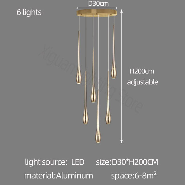 ChandelierDecor - Circular Cone Circular Cone - Staircase Chandelier: Unique Ambience