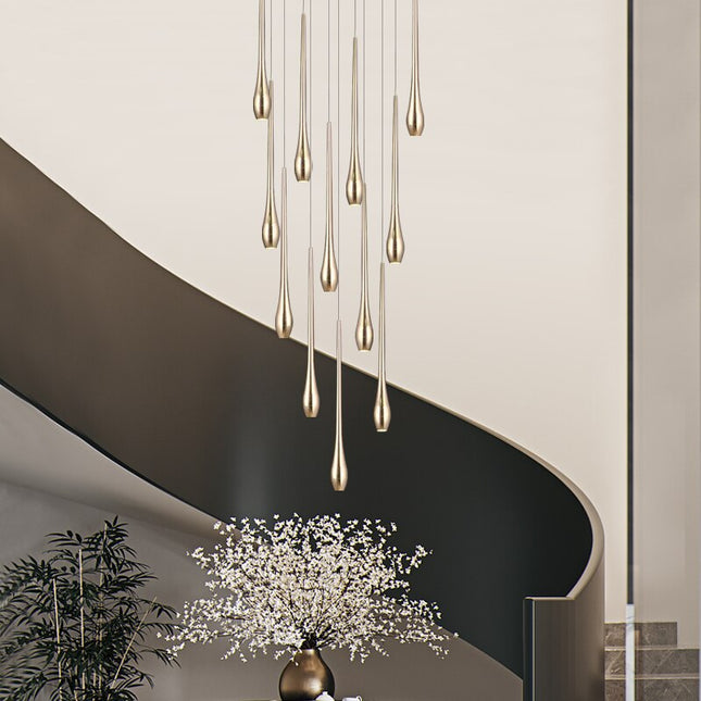 ChandelierDecor - Circular Cone Circular Cone - Staircase Chandelier: Unique Ambience