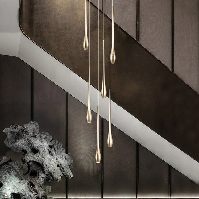 ChandelierDecor - Circular Cone Circular Cone - Staircase Chandelier: Unique Ambience