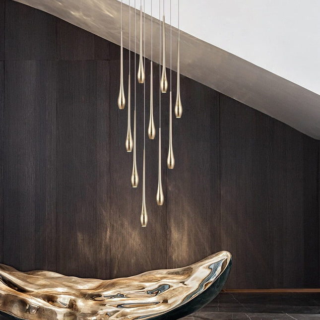 ChandelierDecor - Circular Cone Circular Cone - Staircase Chandelier: Unique Ambience