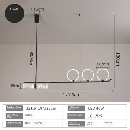 ChandelierDecor - Circular Rings Kitchen Lightings: Stylish Fixtures