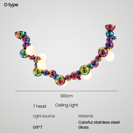 ChandelierDecor - Colourful Chandelier Indoor Decor Hanging Lights