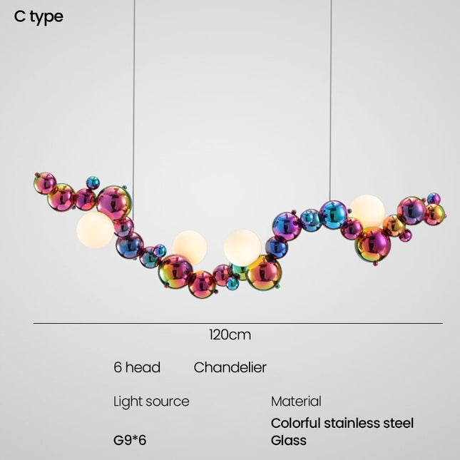 ChandelierDecor - Colourful Chandelier Indoor Decor Hanging Lights