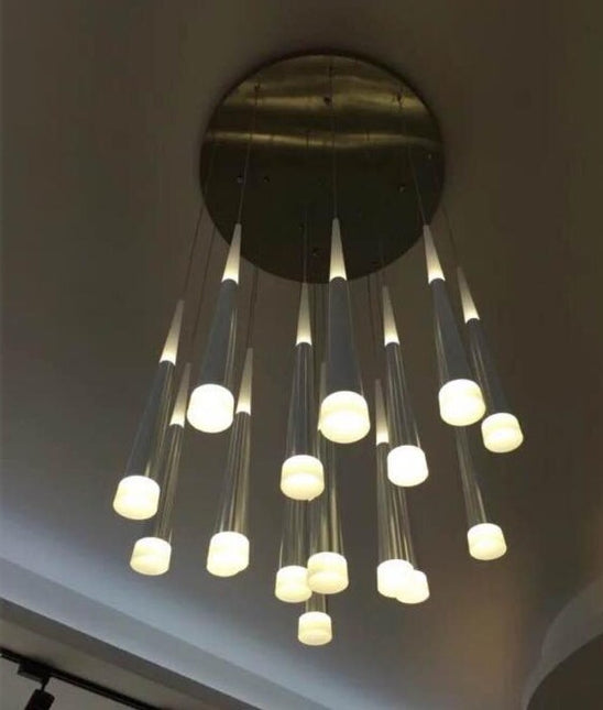 ChandelierDecor - Cone Tubes Staircase Chandelier