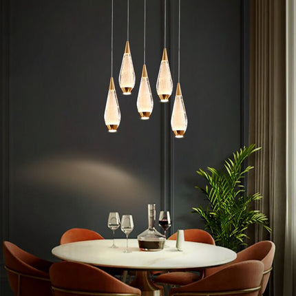ChandelierDecor - Cones Staircase Chandelier: Exquisite Lighting Solution