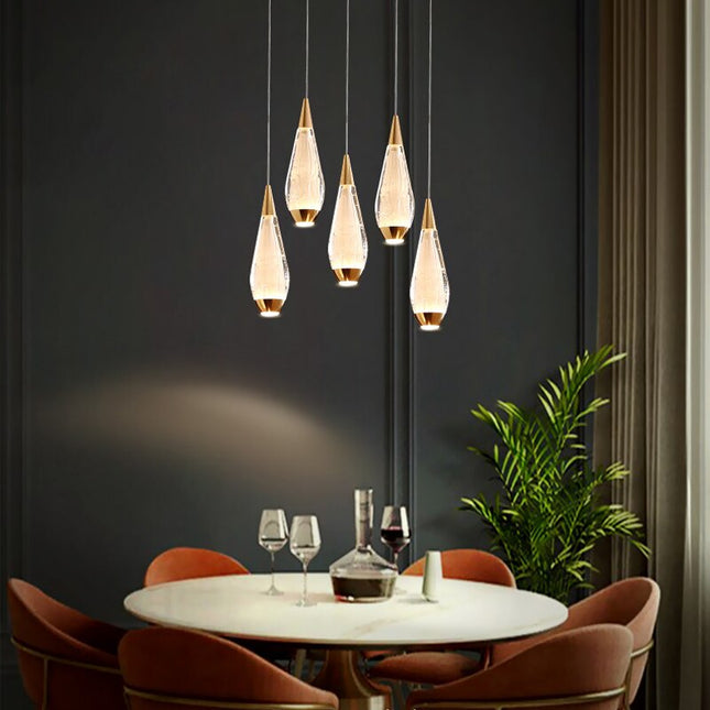 ChandelierDecor - Cones Staircase Chandelier: Exquisite Lighting Solution