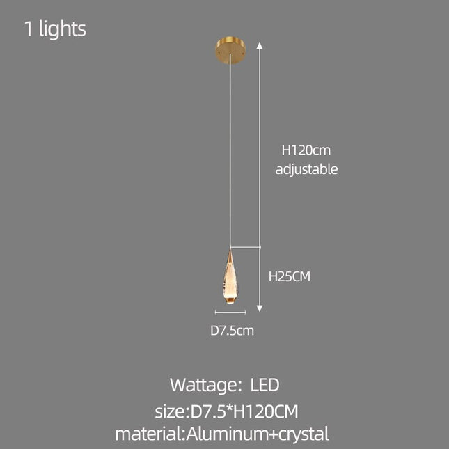 ChandelierDecor - Cones Staircase Chandelier: Exquisite Lighting Solution