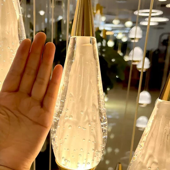 ChandelierDecor - Cones Staircase Chandelier: Exquisite Lighting Solution