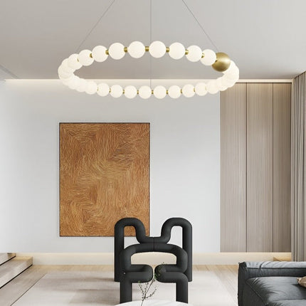 ChandelierDecor - Copper Molecular Balls Chandelier for Living Room