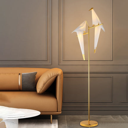 ChandelierDecor - Crane The Bird LED Floor Lamp: Illuminate in Style