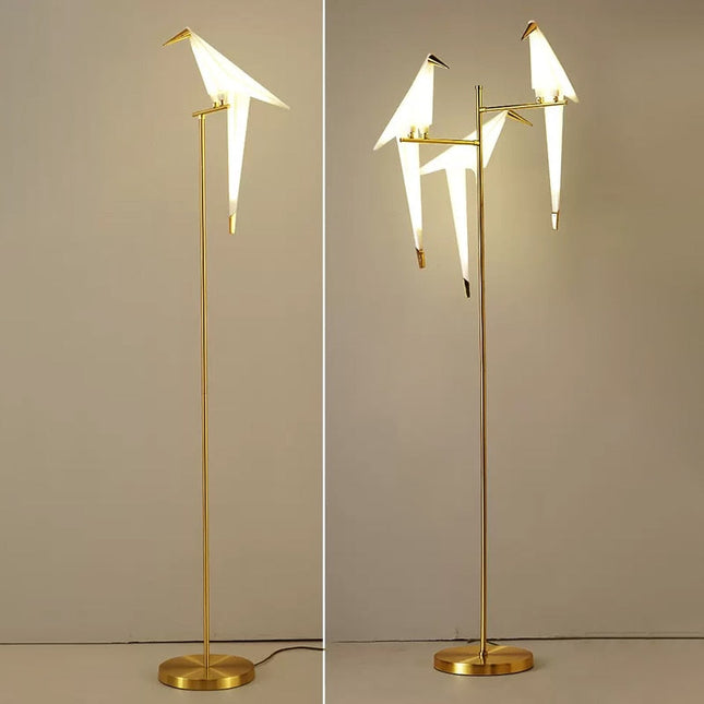 ChandelierDecor - Crane The Bird LED Floor Lamp: Illuminate in Style