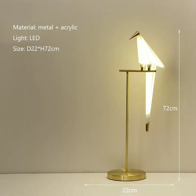 ChandelierDecor - Crane The Bird LED Floor Lamp: Illuminate in Style