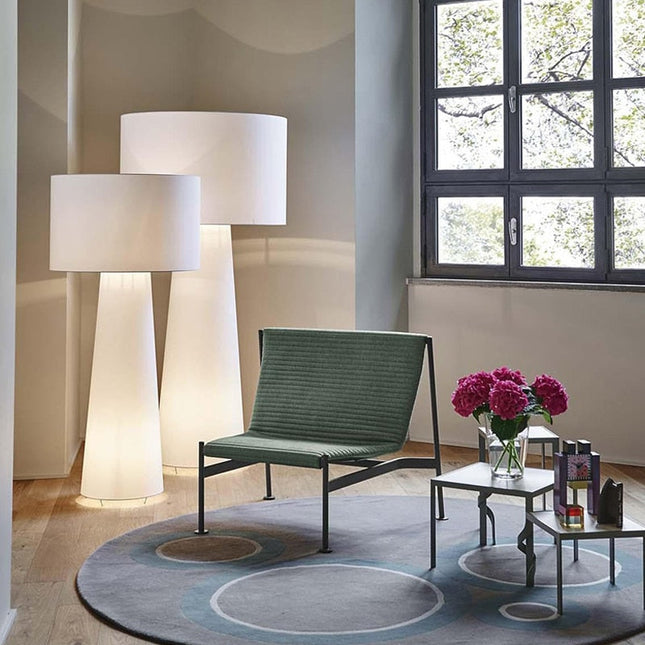 ChandelierDecor - Cream Fabric Floor Lamp - Nordic Minimalist