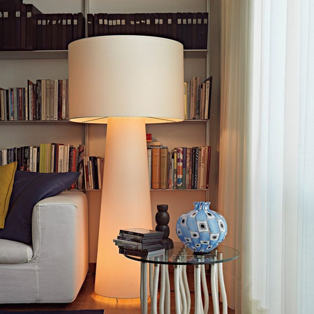 ChandelierDecor - Cream Fabric Floor Lamp - Nordic Minimalist