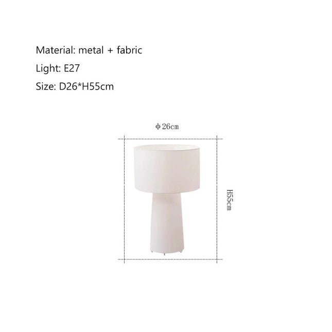 ChandelierDecor - Cream Fabric Floor Lamp - Nordic Minimalist