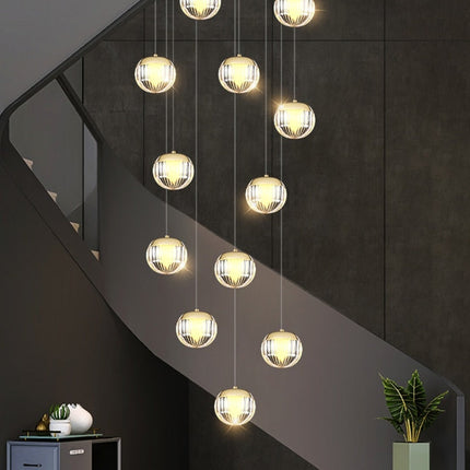 ChandelierDecor - Crystal Ball Staircase Chandelier: Enhancing Your Space