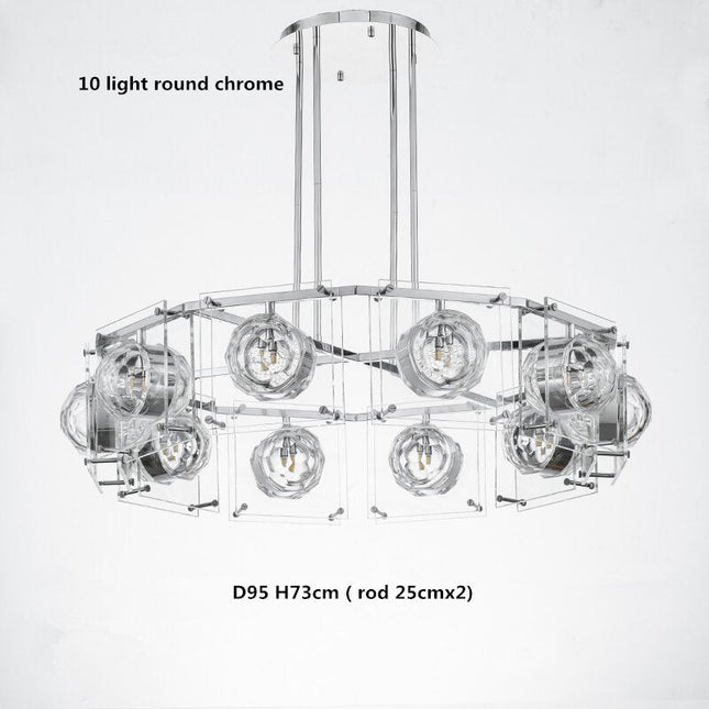 ChandelierDecor - Crystal Balls Chandelier - Kitchen Island Lighting