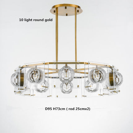 ChandelierDecor - Crystal Balls Chandelier - Kitchen Island Lighting