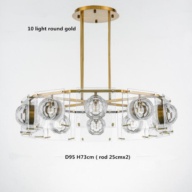 ChandelierDecor - Crystal Balls Chandelier - Kitchen Island Lighting