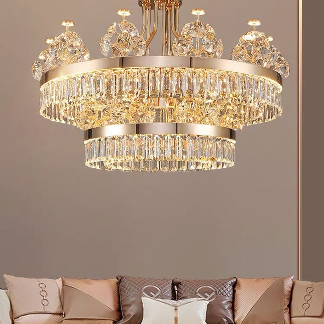 ChandelierDecor - Crystal Ceiling K9 Crystal Grand Chandelier: Elegant Lighting Fixture