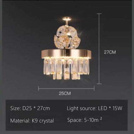 ChandelierDecor - Crystal Ceiling K9 Crystal Grand Chandelier: Elegant Lighting Fixture
